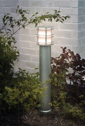 299 E27, 1 x 60W, Clear polycarbonate Bollards supplied with concrete anchor kit as standard. Optional root mount (ART 206) available to order.