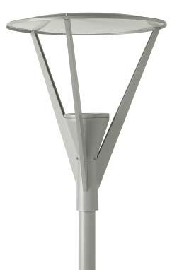 NICE (Lamp head only - for use on 60mm ø poles). For photometric data contact supplier or log on to www.norlys.