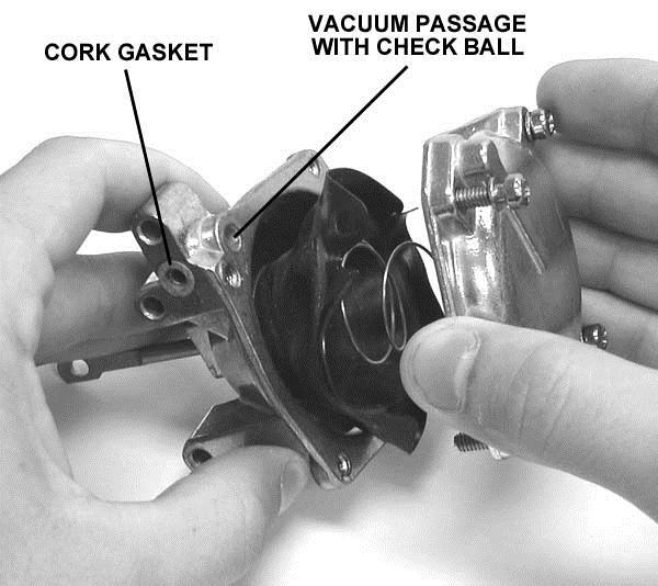 VACUUM OPERATED SECONDARY TUNING: NOTE: The Holley Quick Change Diaphragm Housing Cover makes swapping secondary springs a matter of loosening two screws. It is available under P/N 20-59. 1.