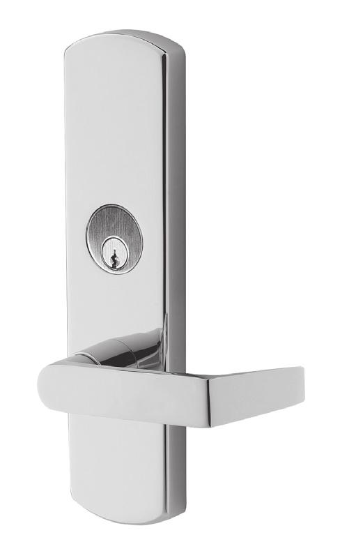 E996L Electrified Breakaway lever trim E996L Electrified Breakaway lever trim provides remote locking and unlocking capabilities while incorporating the patented Breakaway trim design.
