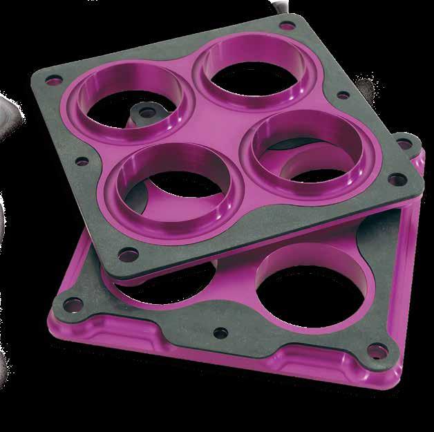 These plates help prevent airflow reversion by redirecting the hot gasses that can rise into the intake manifold as the intake