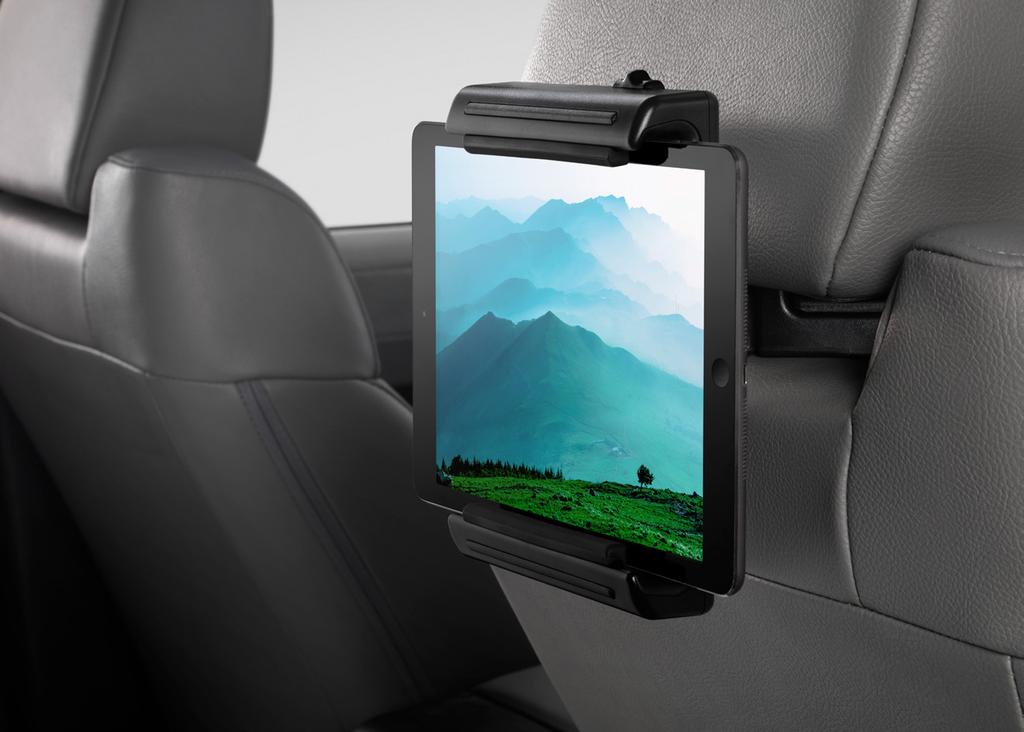 INTERIOR 6 /9 Universal Tablet Holder Help keep passengers entertained with this high quality, universal tablet holder.