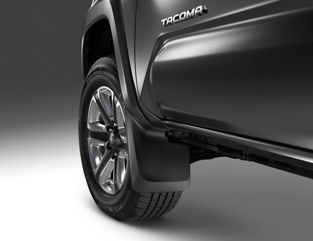 EXTERIOR 3 /20 Mudguards Help keep your lower side panels clean while protecting your paint against