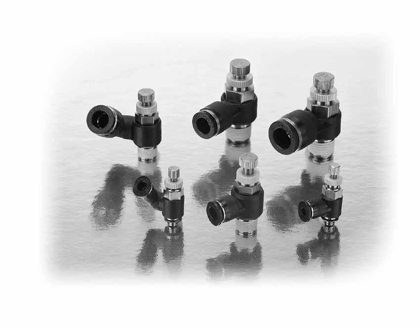 http://www.pisco.co.jp CONTROLLER VALVE TUBE MAKE-TO-ORDER PRODUCTS Speed Control Valve for Low Speed Cylinder Low Flow Suitable for Low Speed Cylinder. Precise Control for Low Speed Cylinder.