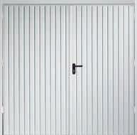 2 Side-hinged door 1 2 Weatherstrips around 3 sides of the door help prevent draughts.