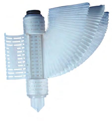 Poly-Ray Filter Cartridges Poly-Ray filter cartridges are used when absolute filters are needed. These sanitary cartridge filters are effective to 0.2 micron absolute (99.9% efficient).