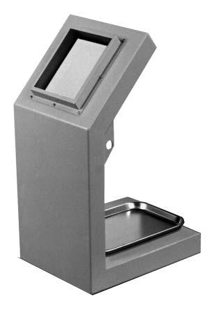 STAINLESS STEEL COVERED SIDE SHIELD SYSTEMS FOR CABINET TOP OR TABLE 995-011 995-012 995-013 Side Shield Systems are available for the top of a cabinet, counter or table.