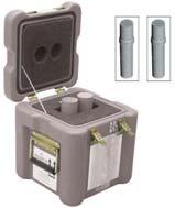 COMPACT PET SHIPPING SYSTEM FOR ONE TO THREE UNIT DOSE PIGS For Shipping Syringes ith or ithout Needles Attached 994-726 994-727 994-728 These compact PET shipping systems transport one to three 3 cc