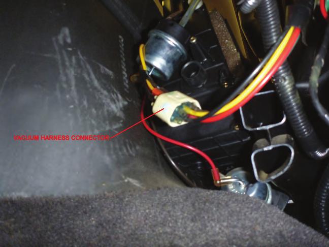 Always remember that air bag electrical connectors are YELLOW.