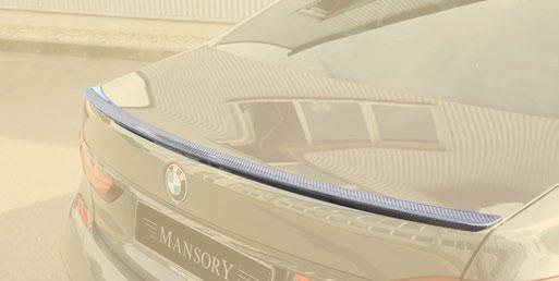 THE ADD ON PARTS FOR YOUR BMW 7 SERIES Rear decklid spoiler - carbon