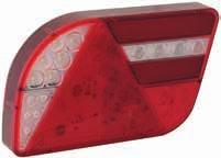 TAIL LAMPS, MULTI-FUNCTION TM 3 LED - Tail lamps with Glo Trac 12/24V Left Right 7 poled AMP 1.