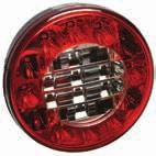 TAIL LAMPS, MULTI-FUNCTION TM 6 LED - Round tail lamps without chrome rim Round tail lamps Ø122 mm without chrome rim Operation voltage: 10-30V Dimension:Ø122 x 43.
