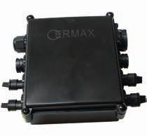 COMPONENTS Installation- and Mounting components Junction Box Low cover 099 866 710 92.0000.5827 Inlets: 1x15 core Ermax bayonet socket Outlets: 1x M22x1,5 cable gland 2x7 core AMP 1.