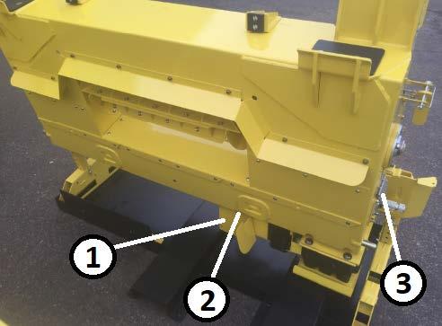 Units are shipped in the Wide-Body SPFH Configuration. The parts used for conversion for Standard-Body SPFH machines are mounted to the shipping stand. See Figure 5.