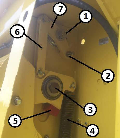 Prior to this, only the RH end used a feed roll stop bolt. This was part of an update available for all units not equipped with this feature from the factory. Figure 13.
