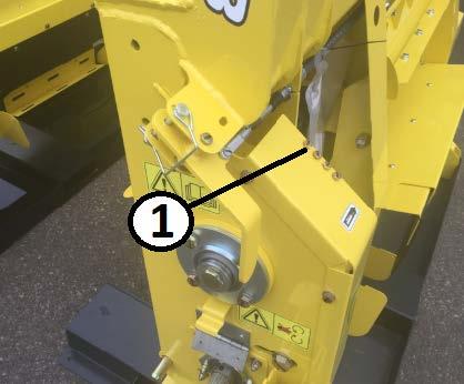Install spare shear bolt (provided). Install with head towards feedrolls. Tighten hardware properly. See Figures 33 and 34. Figure 33.