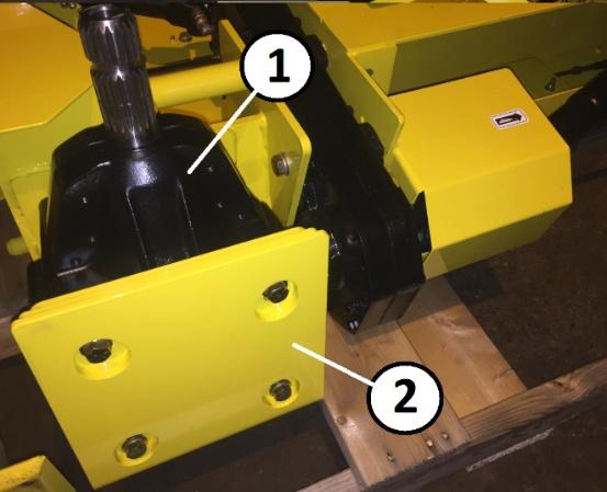 This breather is positioned inside the frame of the adapter and cannot be removed without removing the gearbox. To change the fluid in the gearbox, perform the following: Figure 36.