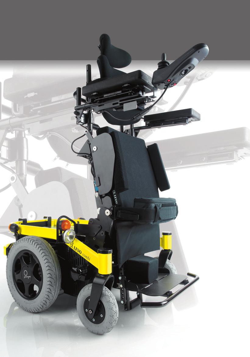 LEVO combi Jr The Mid-Wheel power wheelchair with stand-up function and complete