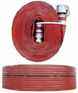 Eagle Red PVC HD Discharge Hose Water Discharge Designed for agricultural, quarry, irrigation, mining, construction and industrial applications.