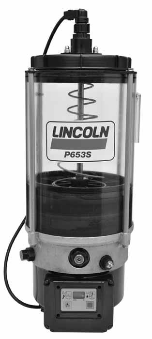 P653S Electric Pump Taking Lincoln s Pump Performance and Dependability In A Totally New Direction The fully integrated P653S pump is an example of Lincoln s commitment to providing innovative,