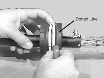 8 (97 mm) >5.8 (147 mm) Cut method and location indicated by dotted line on each End Seal. 6.