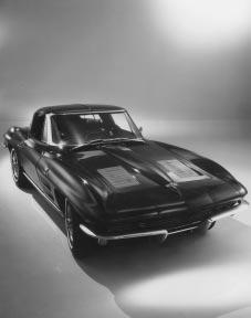 In 1963, Corvette hit the road with an eye-catching new look -- the Sting Ray coupe.