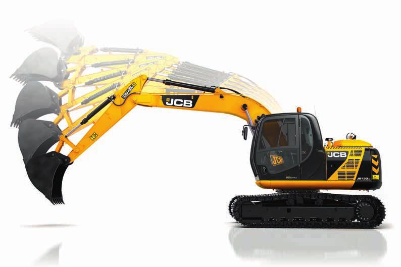 Maximum productivity, minimum spend Upping output 4 Simultaneous tracking and excavating is smooth and fast with an intuitive multifunction operation.