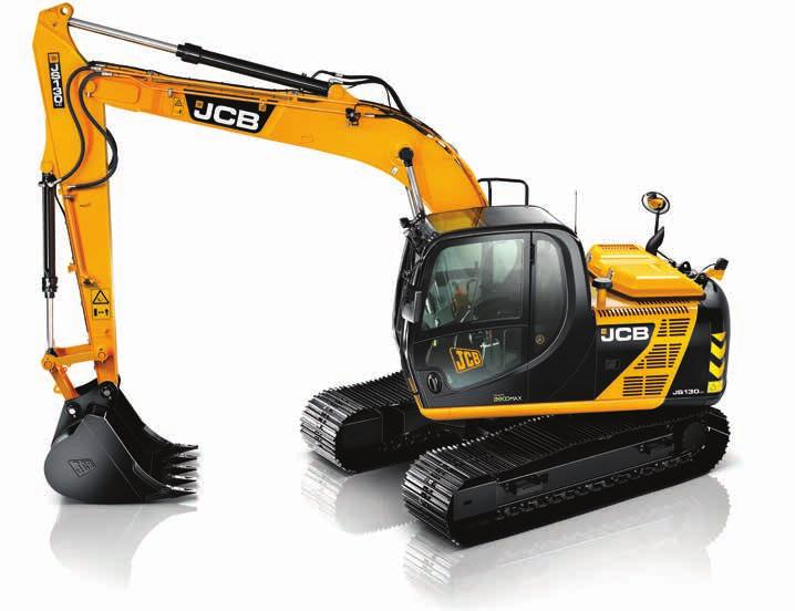 A comfortable favourite A large laminated glass roof window gives the JS130 optimum visibility for working at height. JCB EXCAVATORS ARE DESIGNED AROUND THE OPERATOR.