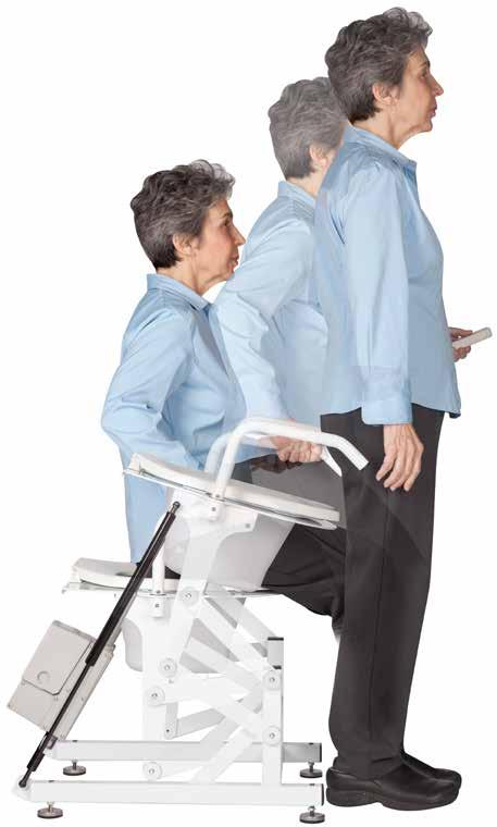 TRUST THE SCIENCE USED BY PROFESSIONAL CAREGIVERS Every LiftSeat is powered by our patented LiftTek Core Assistive Technology to support the sit-to-stand motion path required for getting on and off