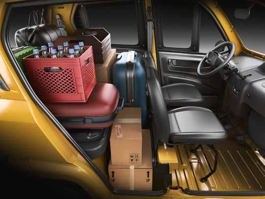 If you fold the rear seats, you get a whopping 850 litres of space.