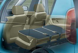 If you remove the middle seat, you can shift both side seats 110 mm towards the