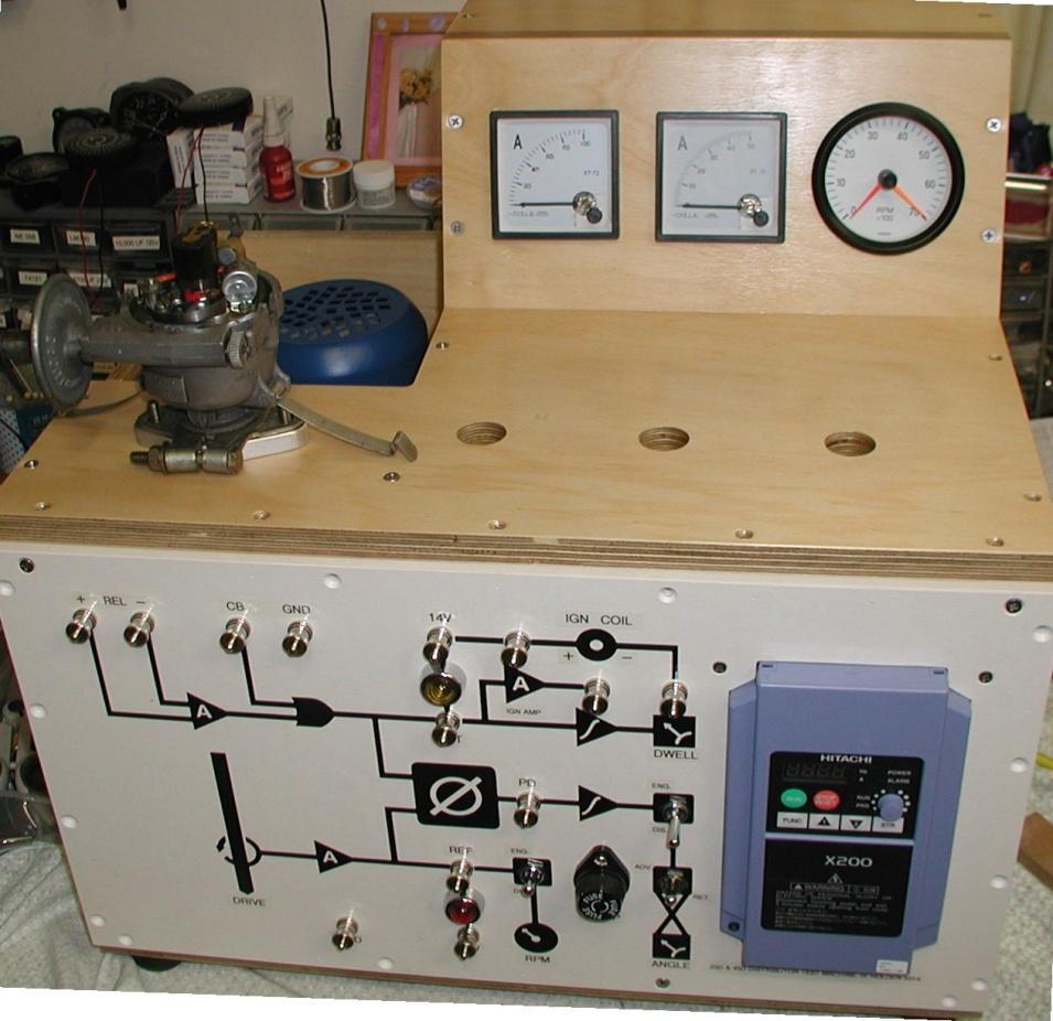 THE DISTRIBUTOR TEST MACHINE for 25D and 45D series distributors: Dr. H. Holden Jan 2015.