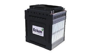 All external connections at front panel Designed for ease of installation and service Populated with Kokam CCS Cells (Ceramic Coated