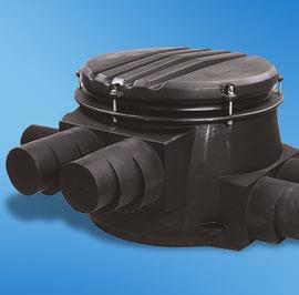 Chamber Uponor connecting chambers are designed for pipe joints that cannot be made with an Uponor insulation kit.