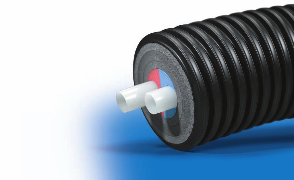 The flexibility of the material, the convenient connecting methods and the wellattested service life and robustness of our pre-insulated pipes ultimately ensure that you, as the expert, can complete