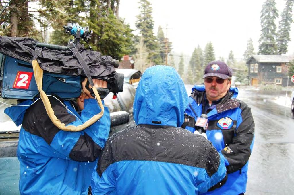 Steve Hook, North Tahoe Fire Protection is interviewed by