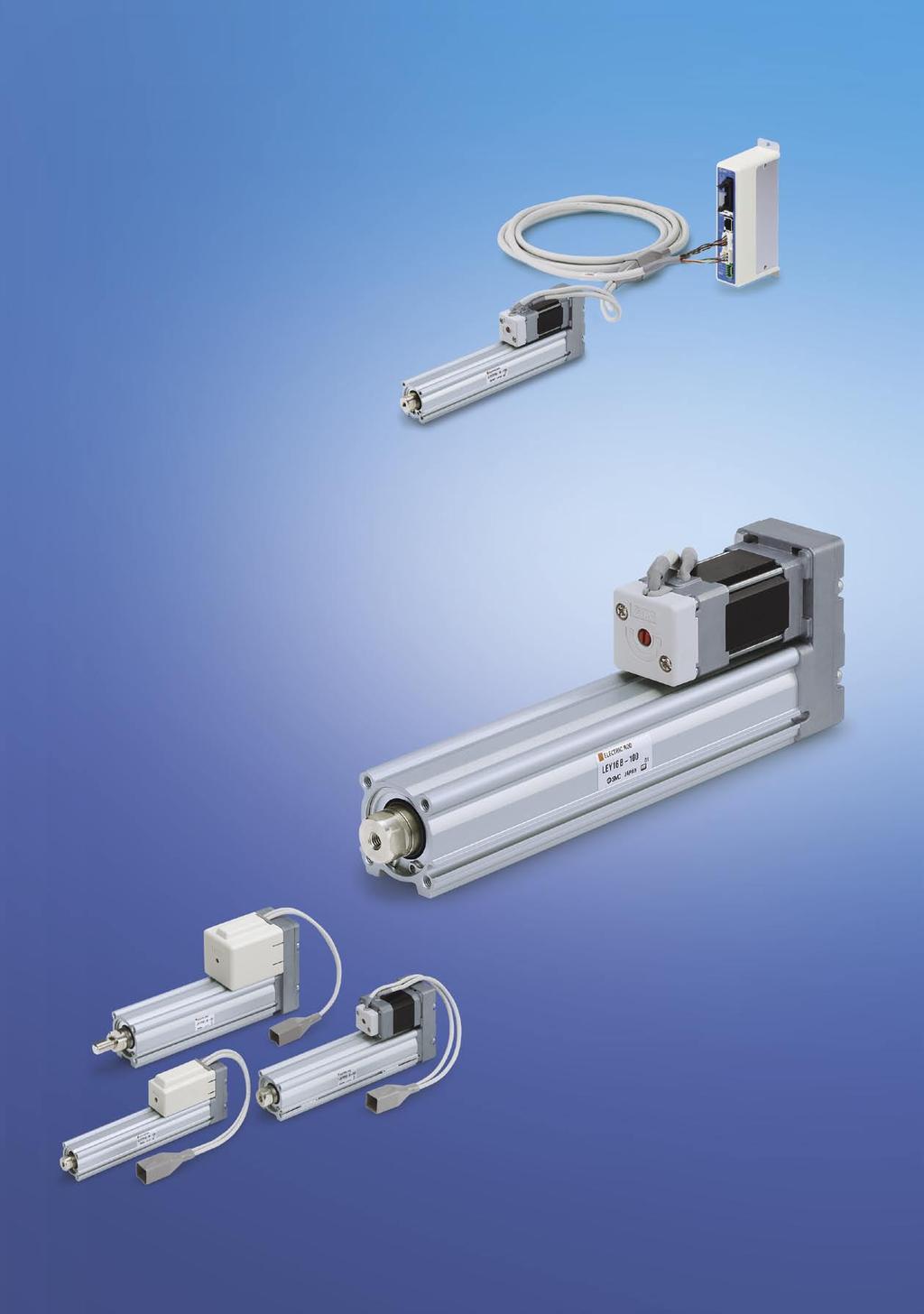 Electric Actuator Rod Type Series LEY Easy setting Data can be set with only items: position and speed. Data Axis Step No. Posn. mm Speed mm/s Teaching box screen Long stroke: Max.
