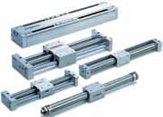 High Power Cylinder High Speed Rodless Cylinder Series RHC Series CY High Speed (more than 1,000mm/s) Low Speed RHC Intermediate Stop Actuators with an intermediate stop mechanism.