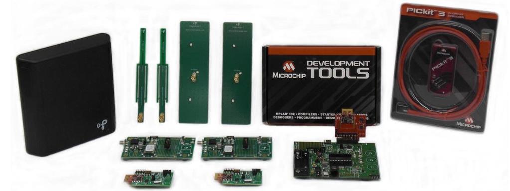 Lifetime Power Development Kit P2110-EVAL-01 Complete system for battery-free wireless applications Jointly developed with Microchip Technology