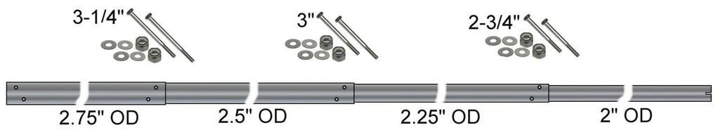 4. Assemble the 2.5" OD element to the 2.