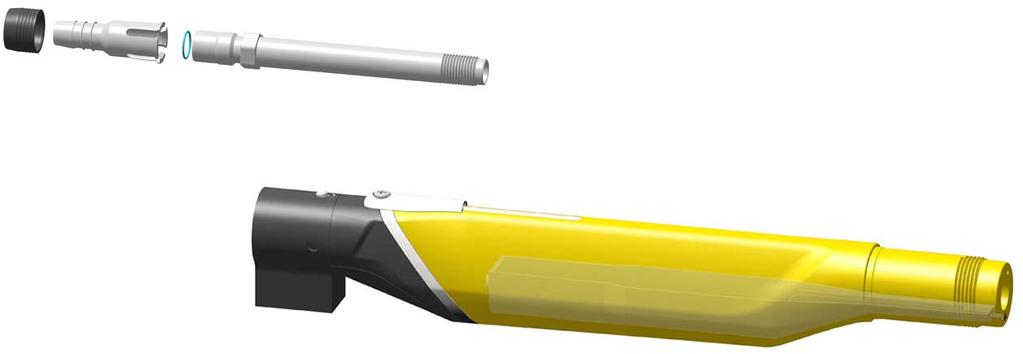 OptiGun GA03 gun body 1 OptiGun GA03 shaft complete, negative polarity (see spare parts list "Shaft") Powder tube complete (incl. pos.