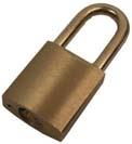 13/16 2-1/16 5/16 - Hardened steel shackle - 10,000 combinations - Easier to use - More secure - Heel & toe