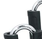 Wide - 5mm shackle - Keyed Alike A389-40-LS 40mm Body Rubber Body Sleeve --------> 3 Dial: Each $ 7.