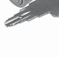 retaining(custom order) Reversible key ¾ diameter Zinc alloy housing & barrel Keyed Alike High security Pagoda locking