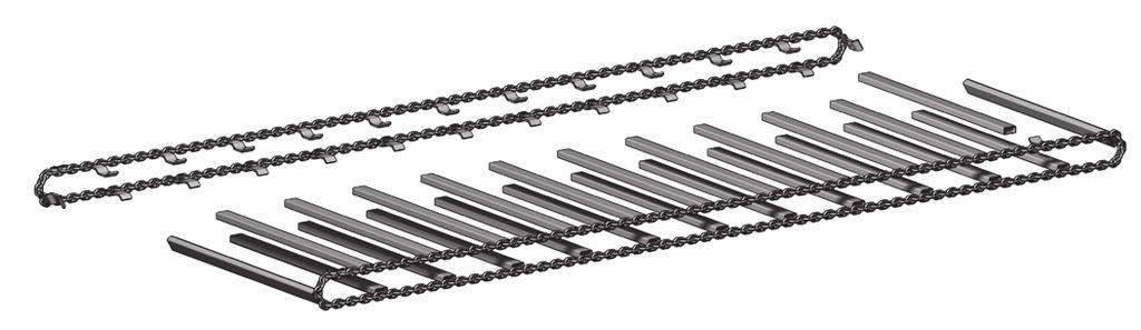 (1) 246424 - Conveyor Front Axle (1) 246743 - Center Support Block Assy (1) 246436 - Wear Pad, Nylon (1)