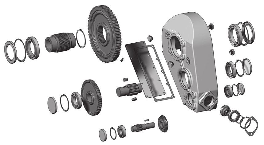 246442 - Holder Assembly, Rear Axle - RH (1) comes with... 246441 - Bushing, 5 OD (1) 246649 - Conveyor Drive Axle (1) 246802 - Holder Assembly, Rear Axle - LH (1) comes with.