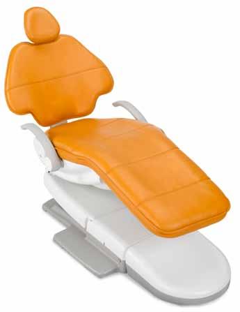 Specifications A-dec 511 Dental Chair Range of lift height Recline range +62 to -12 Total length at maximum extension Ultra-thin backrest Chair swivel Right to left convertible Flexible backrest
