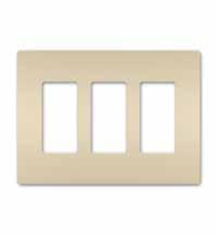 radiant Wall Plates Redesigned screwless wall plates feature a lower, more modern