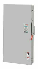 97 Siemens safety switches range from light service entrance use to heavy industrial applications.