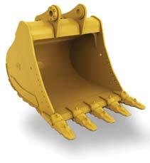 General Duty Buckets (GD) These buckets are designed for digging in low-impact, moderately abrasive materials such as dirt, loam, gravel, and clay.
